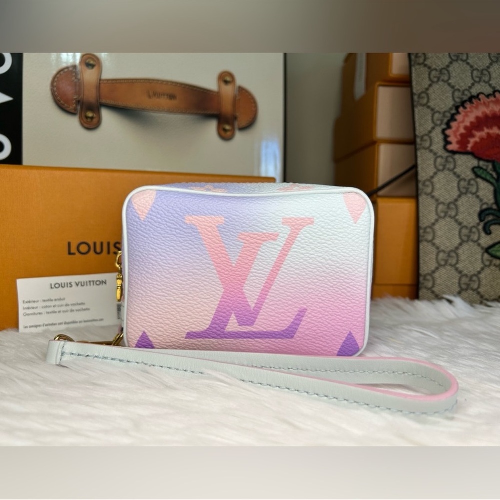 Practically Brand New Louis Vuitton•Sunrise Pastel Wapity Wristlet Pouch
